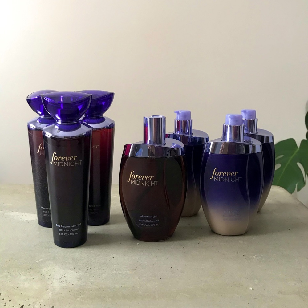 NEVER USED Forever Midnight BBW products